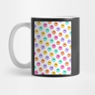 Multicoloured Emoji Smiley Faces Pattern Mug